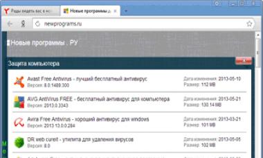 A Yandex böngésző új verziója